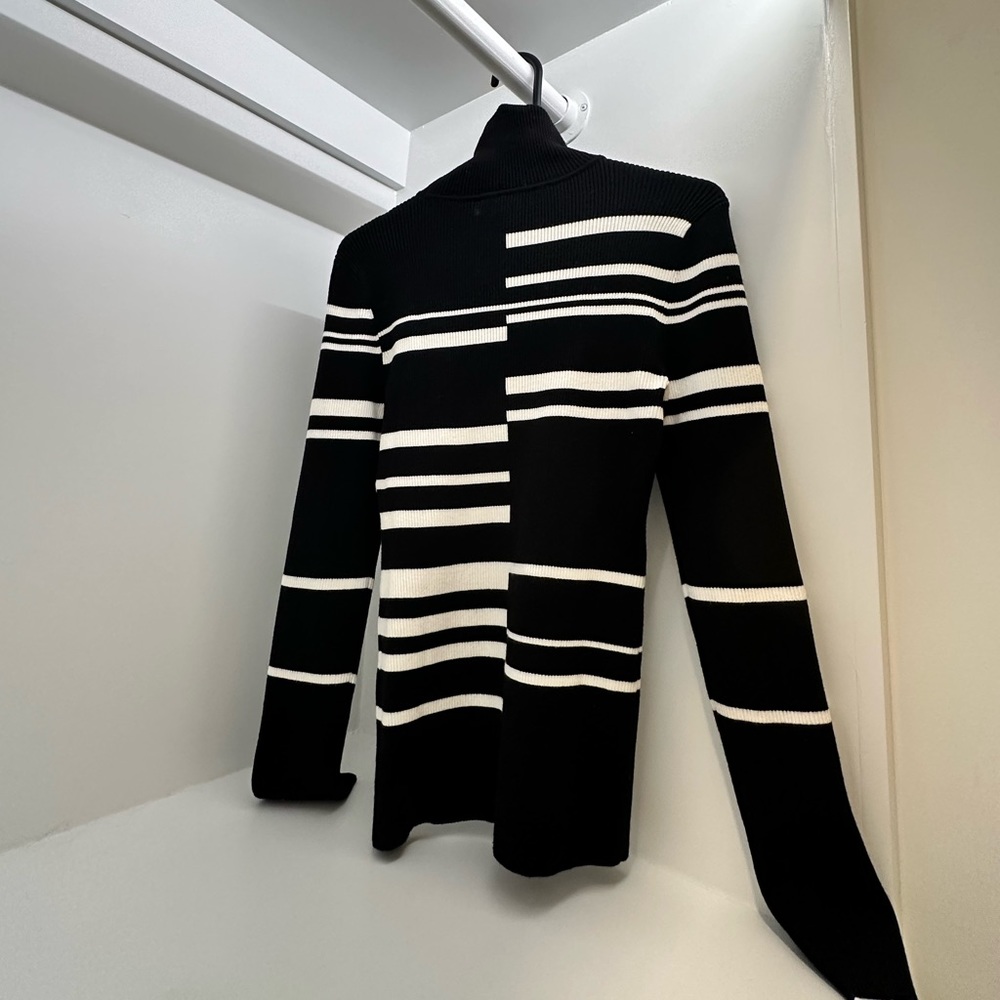 Staggered Stripe Sweater